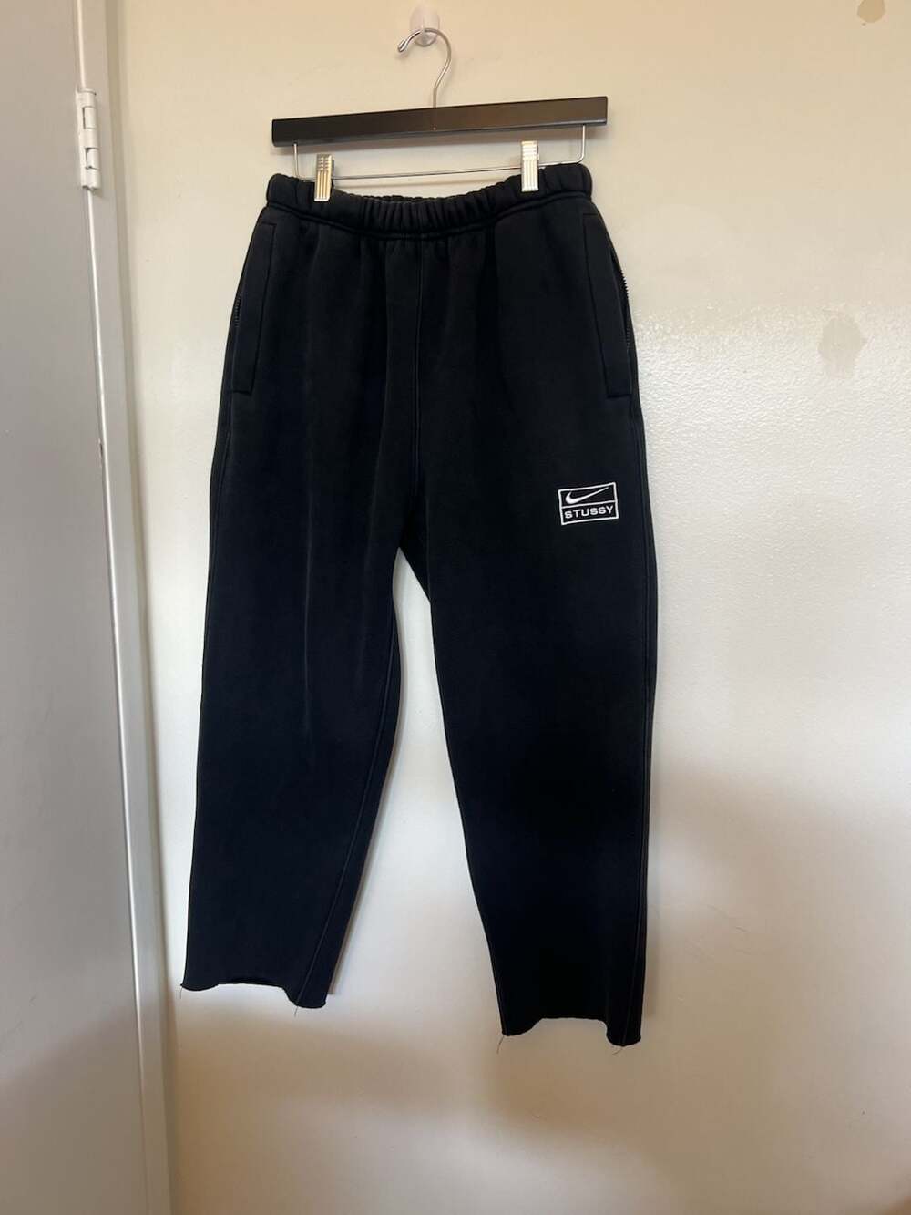Nike x Stussy Fleece Sweatpants Black Size XL